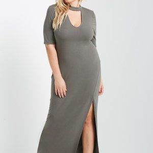 Knit Dress. Olive. Maitai Brand, Sizes 2X and 3X. New With Tags.